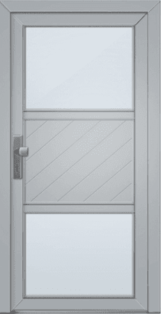 Konstrukční plastové dveře PK14