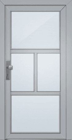 Konstrukční plastové dveře PK33
