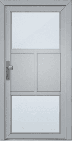 Konstrukční plastové dveře PK34