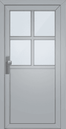 Konstrukční plastové dveře PK43