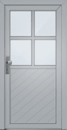Konstrukční plastové dveře PK45