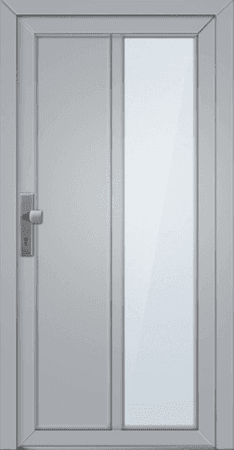 Konstrukční plastové dveře PK6