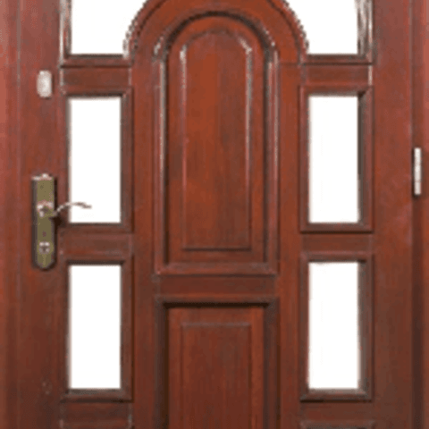 Dřevěné vchodové dveře S13