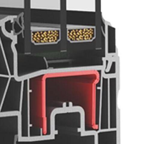 Plastová okna Rehau Synego - detail profilu